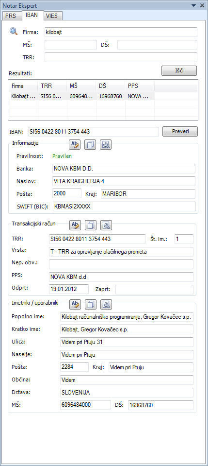 Notar Ekspert - stranski pano - RTR